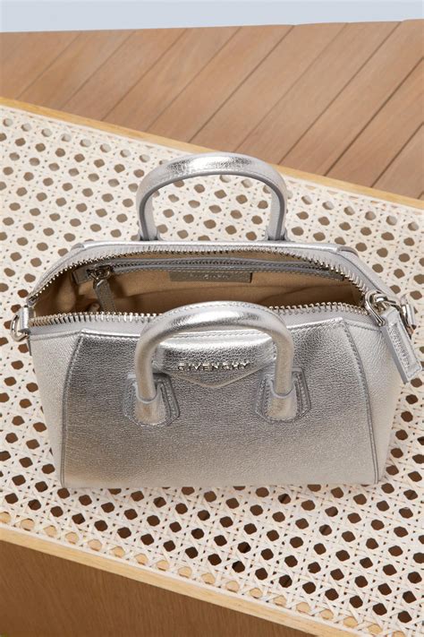 givenchy mini antigona silver|givenchy mini antigona sale.